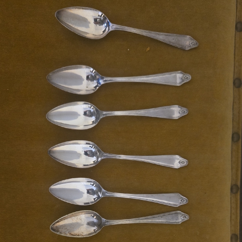 Set of Vintage Antique EPNS Spoons